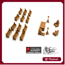 Chapel Chattels - Clorehaven and the Goblin Grotto - Printable Scenery Wargaming Terrain Scatter D&D, DnD