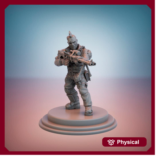 Cultist Rabble. Officer (Gun Type B). - Only-Games