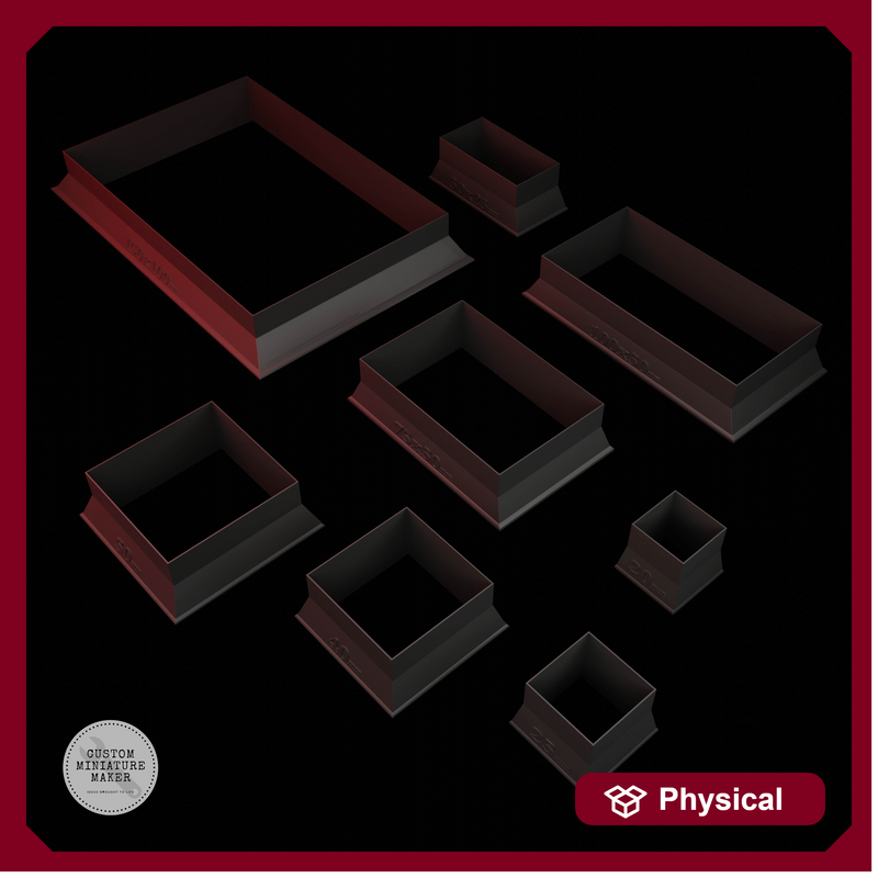 Base (Topper) Cutter Set: Square - Only-Games