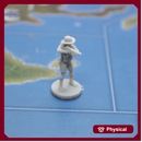1/72 3D Printed ANZAC Soldier with Tommy Gun (x10)