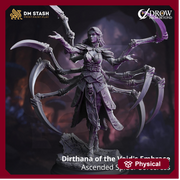 Dark Elf Female Cleric, Sorcerer, Wizard PC/ NPC Miniature | 5 Sizes /Scales - Only-Games
