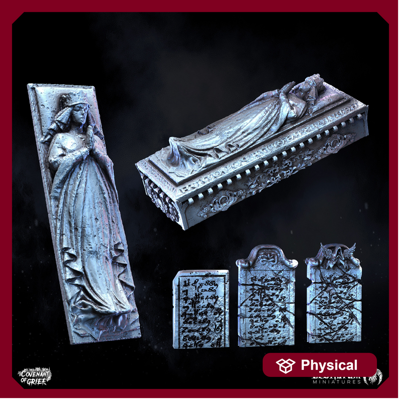 Gravestones & Tomb Terrain Set
