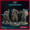 Barbarian Viking Warriors - Northwind Vikings - CastNPlay - Terrain Wargaming D&D DnD 28mm 32mm 40mm 54mm