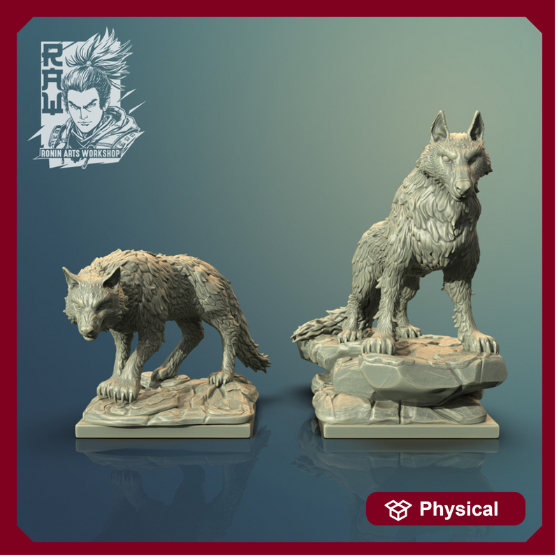 Kuro and Shiro - Wolves