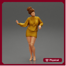 Young Woman In Mini Dress