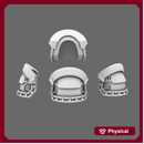 Space Knights V3 Warrior Shoulder Pads X 10