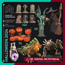 Halloween 2024 - 30+ models -  PRESUPPORTED - Illustrated and Stats - 32mm scale