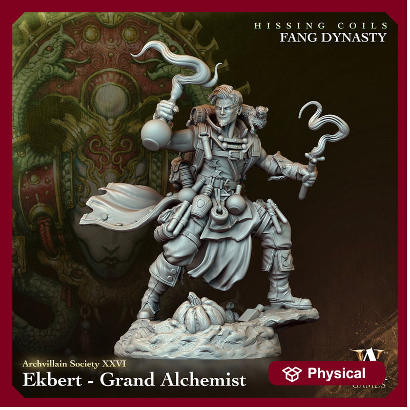 Human Male Artificer, Rogue, Alchemist PC / NPC | 28mm,32mm,54mm,75mm,100mm Scales| Dungeons and Dragons | Pathfinder | Battle Wizard - Only-Games