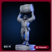 Orc Henchman w/ Barrel - Only-Games