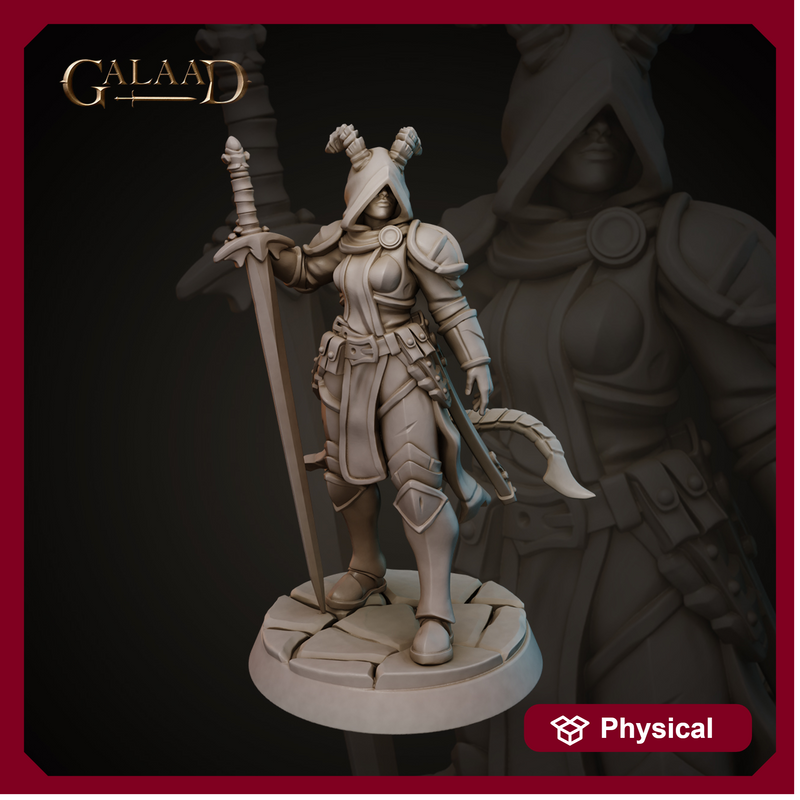 Mysterious Knight Female Tiefling