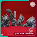 Elementals - Tabletop Miniatures (Pre-Supported)
