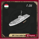 1/56 AM-1 river motor boat