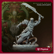 Yuan-ti Halfblood  Malison D&D 5e | 28mm, 32mm,54mm,75mm,100mm Scales | Dungeons and Dragons 5e figure | Pathfinder | Archvillain Games - Only-Games