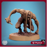 Ghoul Ghasts Undead Monster | Unpainted miniature DnD | 28mm, 32mm, 54mm, 75mm,100mm | Pathfinder | Rescale Miniatures - Only-Games