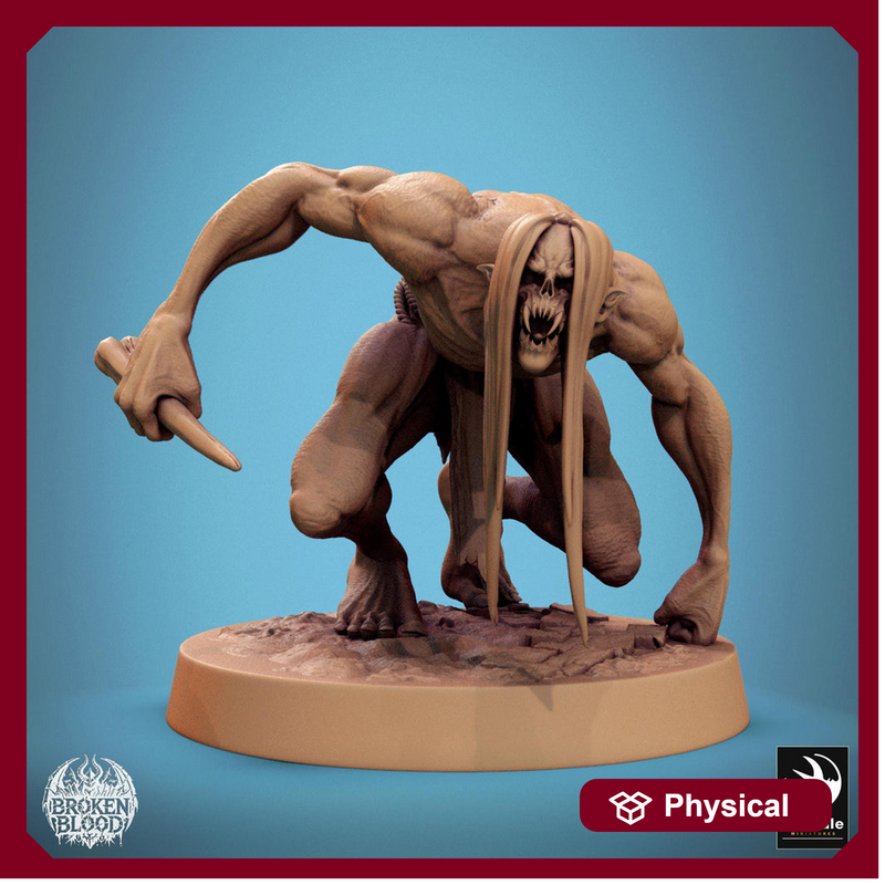 Ghoul Ghasts Undead Monster | Unpainted miniature DnD | 28mm, 32mm, 54mm, 75mm,100mm | Pathfinder | Rescale Miniatures - Only-Games