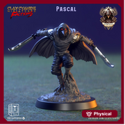Kenku, Raven Folk Aarakocra  Rogue, Assassin, Ranger | 28mm, 32mm,54mm,75mm Scale Resin Miniature | Dungeons and Dragons | Clay Cyanide - Only-Games