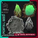 Portal Seed - Prop & Miniature -  PRESUPPORTED - Illustrated and Stats - 32mm scale
