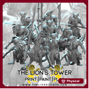 Bearded Devils (Barbazu) - (Set of 10 Infernal Shock troops x 32mm scale miniatures)