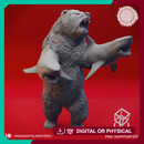 Sharkenbear  - Tabletop Miniature (Pre-Supported)