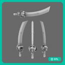 Cyber Samurai Demon Dog Sword RIGHT