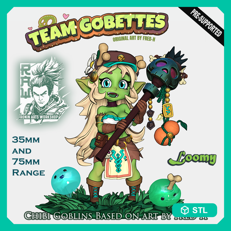 Chibi Goblin - Loomy - STL only - Only-Games