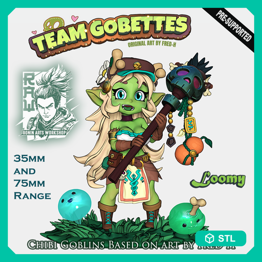 Chibi Goblin - Loomy - STL only - Only-Games