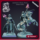 Medwyn The Warlock - Idle and Action Pose