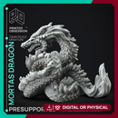Mortas Dragon - Death Dragon - PRESUPPORTED - 32 mm scale