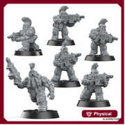 Tactical Space Dwarves "BFG" Squad (6 Models) - Only-Games