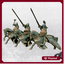 "Radu I of Basarab, Voivod of Wallacchia on horse"