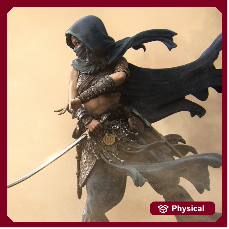Female Human Rogue Assassin PC / NPC Unpainted Miniature | 28mm, 32mm,54mm,75mm, 100mm Scales | Dungeons and Dragons Pathfinder | NERIKSON - Only-Games