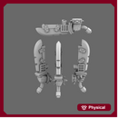 Space Orcs Machetes LEFT X 10