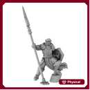 Helmed Paladin With Spear (32mm scale)