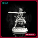 (0038) Female elf human tiefling oni kitsune samurai