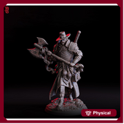 Witch Hunter Inquisitor Miniature Dark Cleric Executioner DnD 5e Resin RPG - Only-Games