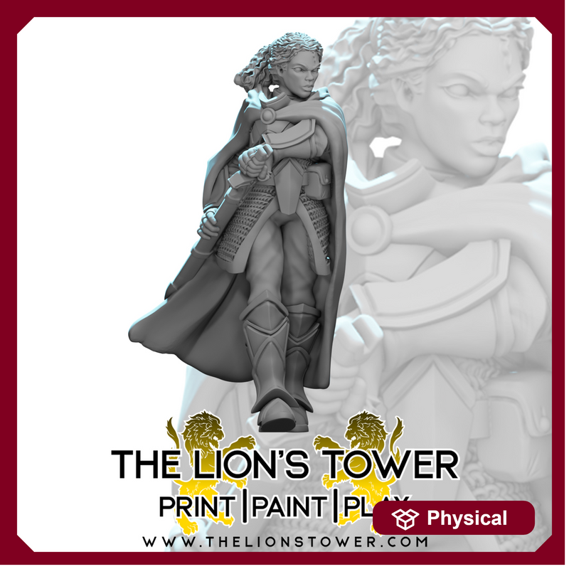 Rayla Mantlemourne - Hellrider (32mm scale)