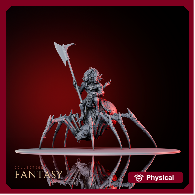 Abyssal Demon on Giant Spider - Only-Games