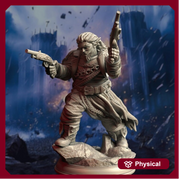Gnome Gunslinger Fighter Artificer | Unpainted Miniature | 28mm,32mm,54mm,75mm,100mm Scales | Pathfinder Figure | DnD Figurine | DM Stash - Only-Games