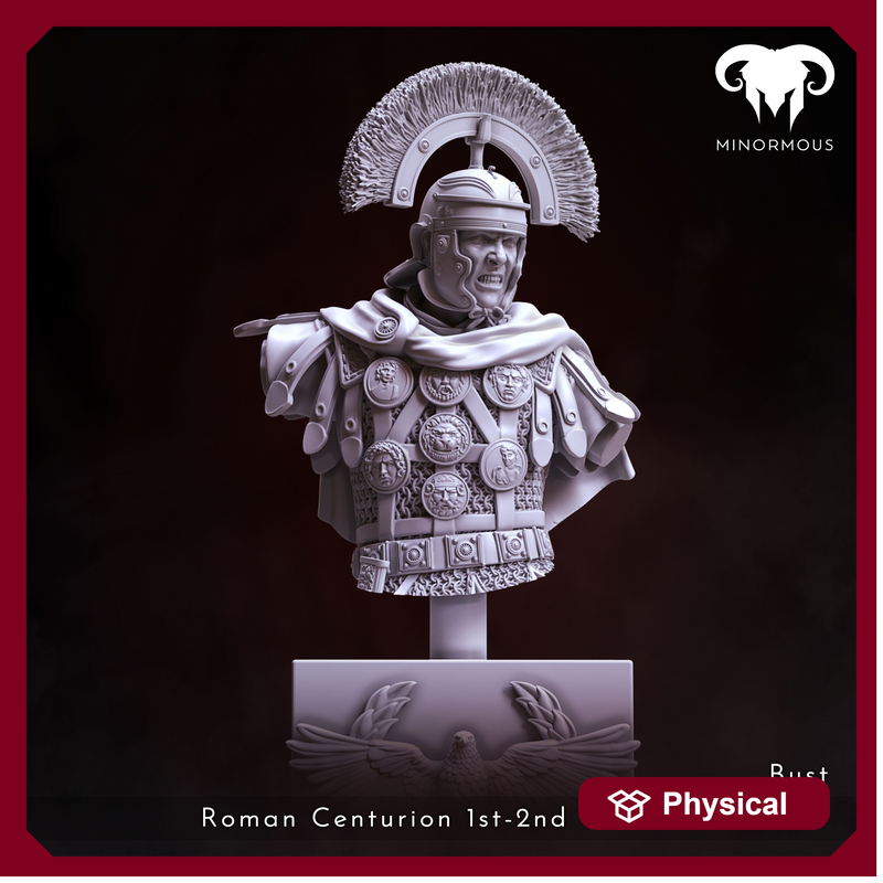 Bust - Roman Centurion 1st-2nd C. A.D. Spear of Rome!