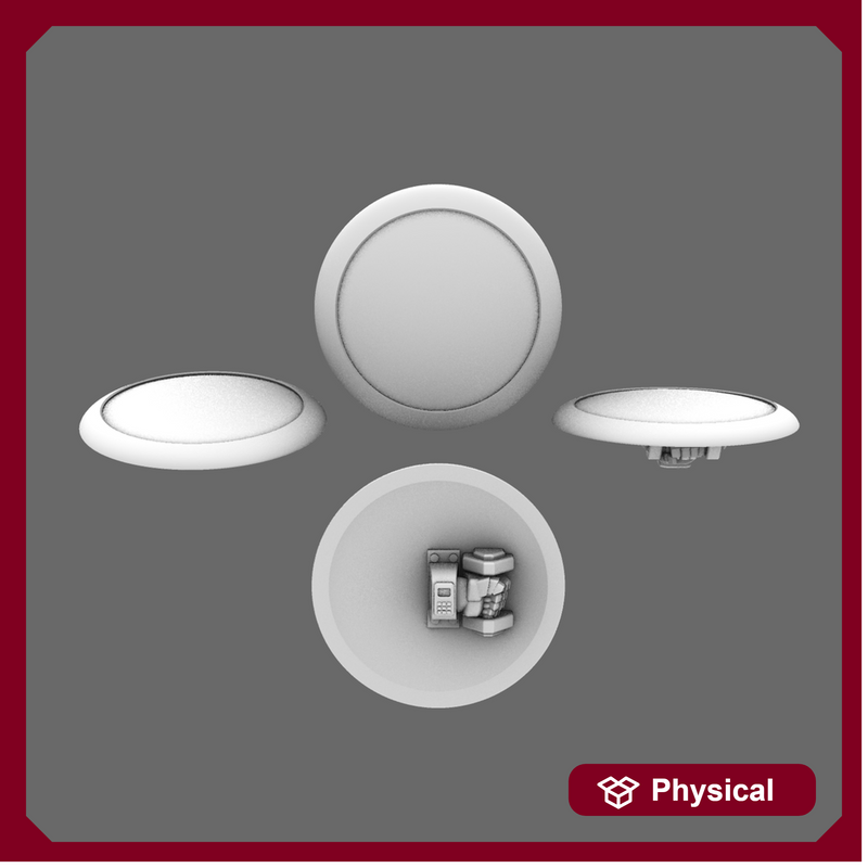Space Knights Domed Shield Type A LEFT X 5