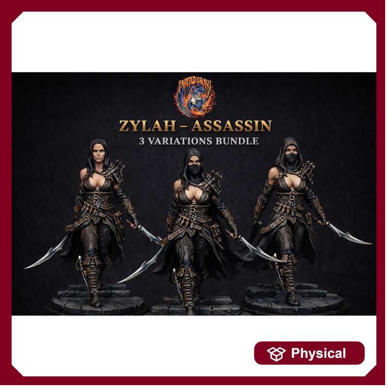 Assassin STL Bundle | Zylah Complete 3-Pack | Digital Download - Only-Games