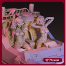 75mm Cyberpunk CAR & Female Characters