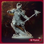 Human, Goliath Fighter Barbarian PC / NPC D&D 5e | Scales: 28mm, 32mm ,54mm, 75mm,100mm  Megaboss | Dungeons and Dragons | Pathfinder - Only-Games