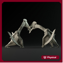 Hatzegopteryx fighting 1-35 scale pterosaur
