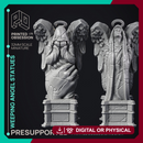 Weeping Angel Statues - Scenery - PRESUPPORTED - heaven hath no fury - 32 mm scale