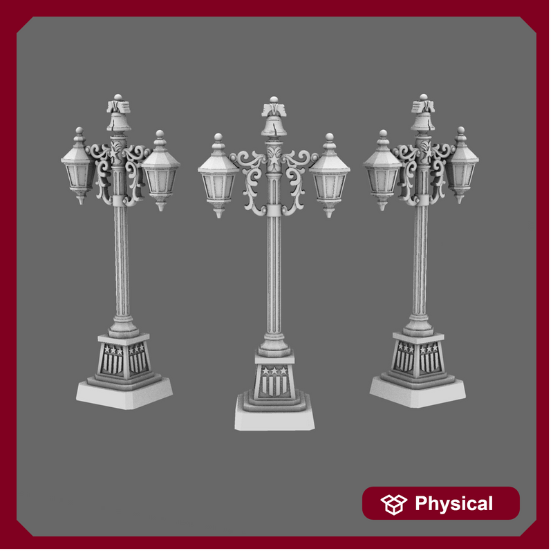 Grim Dark Americana Street Lamps