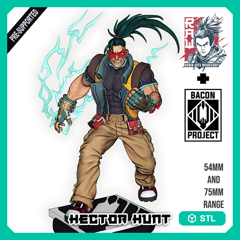 Hector Hunt - Combat Exorcist - STL only