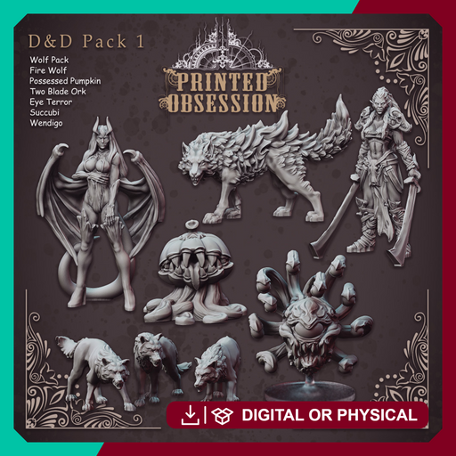 Ultimate D&D Collection 1 - 8 stls included. - Only-Games
