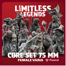 Limitless Legends - 75mm - Core Set - Female