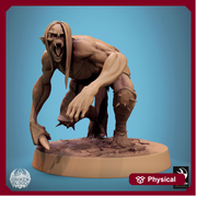 Ghoul Ghasts Undead Monster | Unpainted miniature DnD | 28mm, 32mm, 54mm, 75mm,100mm | Pathfinder | Rescale Miniatures - Only-Games